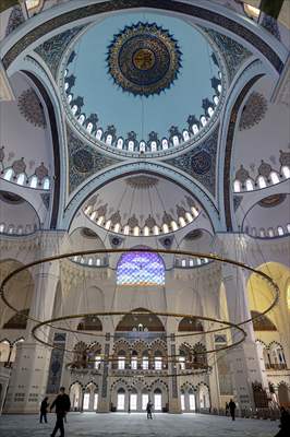 Grand Camlica Mosque in Istanbul