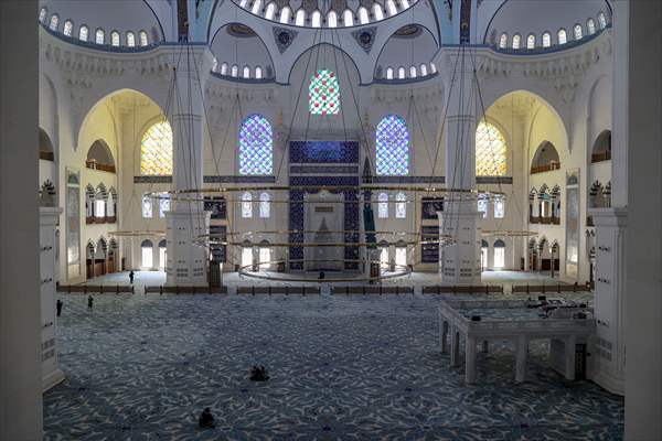Grand Camlica Mosque in Istanbul