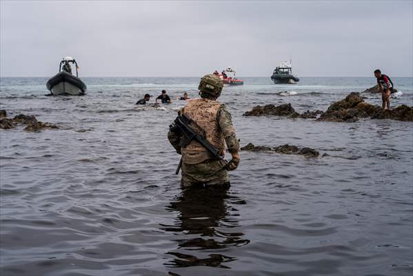 Migrant influx to Ceuta