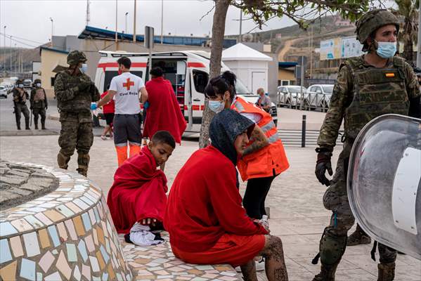 Migrant influx to Ceuta