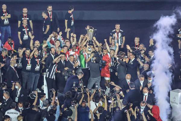 Besiktas celebrate the championship