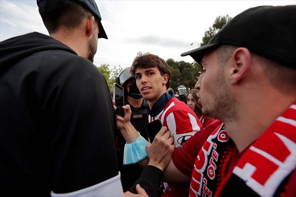 Atletico Madrid fans celebrate Spanish La Liga title