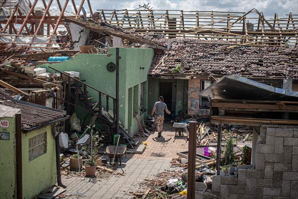 Tornado hits South Moravia region in Czechia