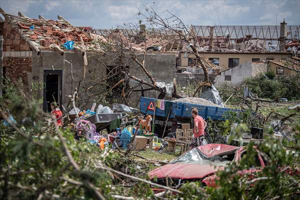 Tornado hits South Moravia region in Czechia