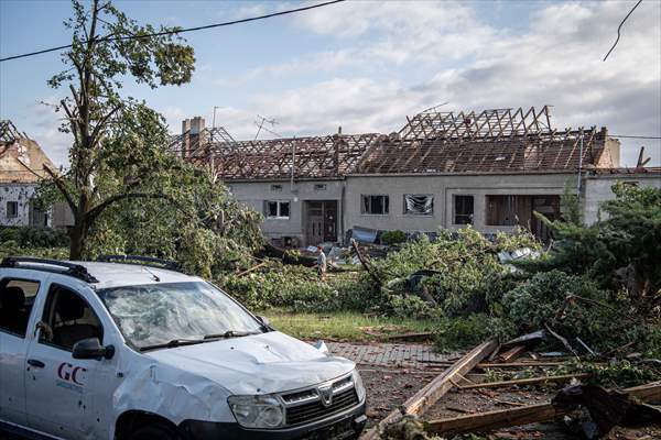 Tornado hits South Moravia region in Czechia