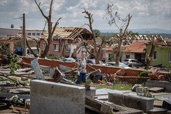 Tornado hits South Moravia region in Czechia
