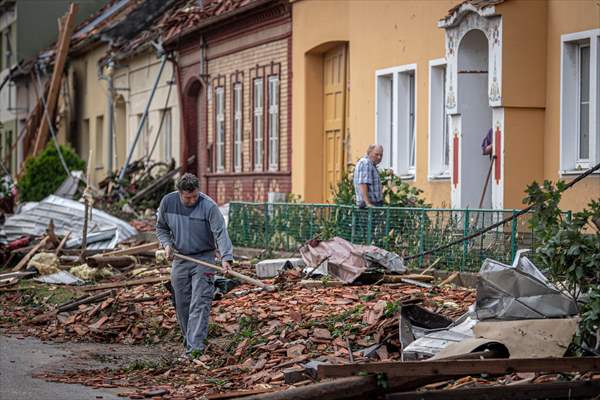 Tornado hits South Moravia region in Czechia