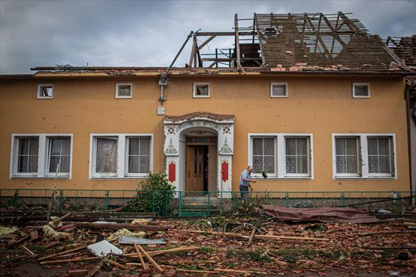 Tornado hits South Moravia region in Czechia