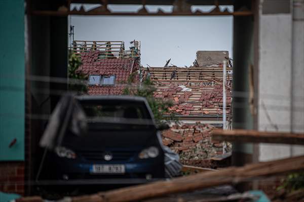 Tornado hits South Moravia region in Czechia