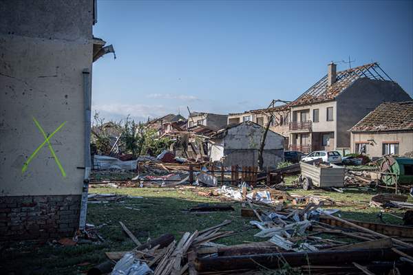 Tornado hits South Moravia region in Czechia