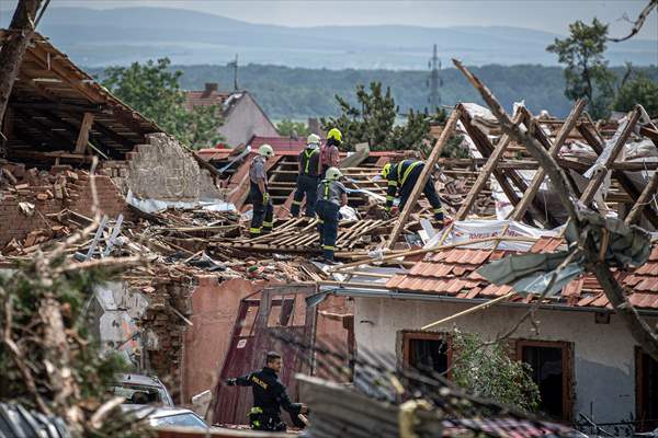 Tornado hits South Moravia region in Czechia