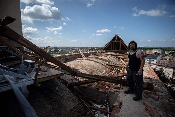 Tornado hits South Moravia region in Czechia