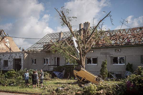 Tornado hits South Moravia region in Czechia