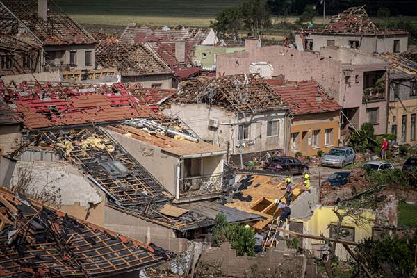 Tornado hits South Moravia region in Czechia