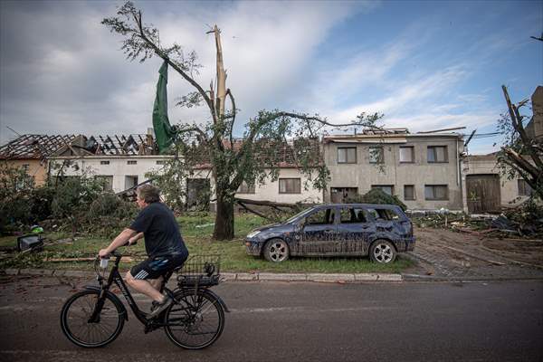 Tornado hits South Moravia region in Czechia