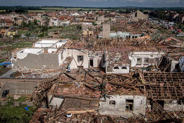 Tornado hits South Moravia region in Czechia
