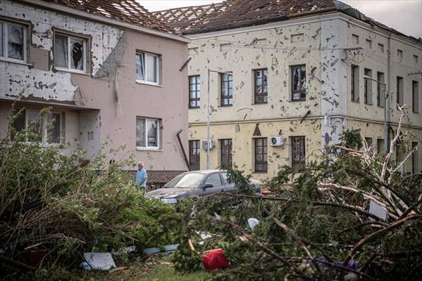 Tornado hits South Moravia region in Czechia