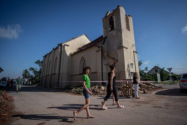 Tornado hits South Moravia region in Czechia