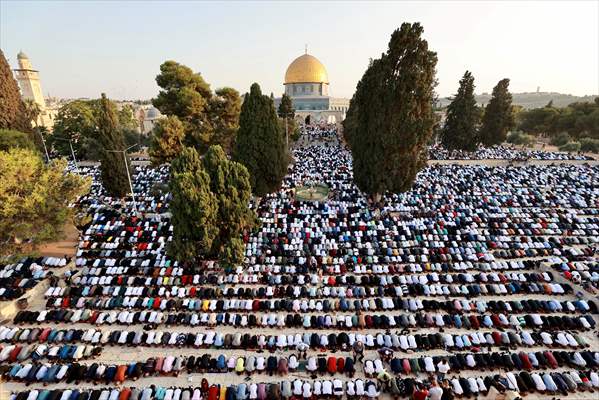 Eid al-Adha prayer at Masjid al-Aqsa