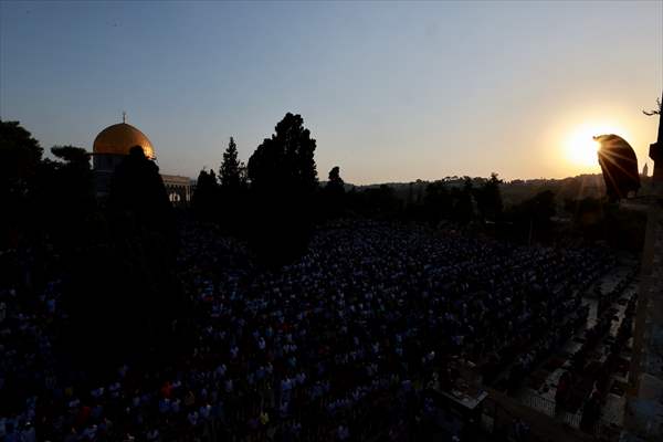 Eid al-Adha prayer at Masjid al-Aqsa