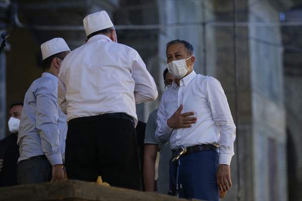 Ayasofya-i Kebir Cami-i Şerifi'nde ikinci kez Kurban Bayramı namazı eda edildi