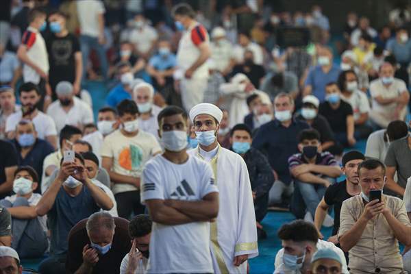 Ayasofya-i Kebir Cami-i Şerifi'nde ikinci kez Kurban Bayramı namazı eda edildi