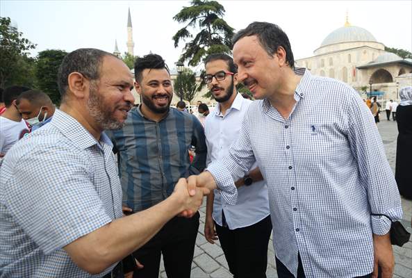 Ayasofya-i Kebir Cami-i Şerifi'nde ikinci kez Kurban Bayramı namazı eda edildi