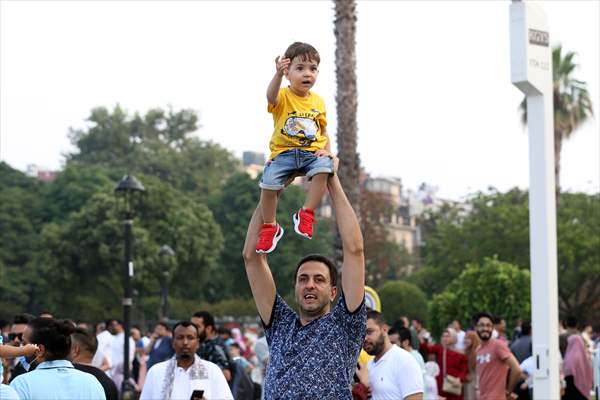Ayasofya-i Kebir Cami-i Şerifi'nde ikinci kez Kurban Bayramı namazı eda edildi