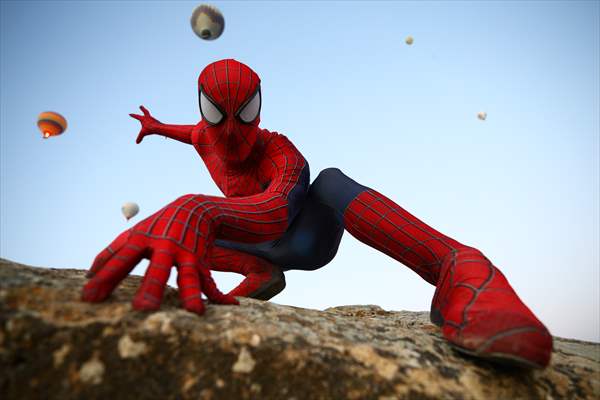 "Spider-Man" Burak Soylu in Cappadocia