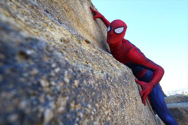 "Spider-Man" Burak Soylu in Cappadocia