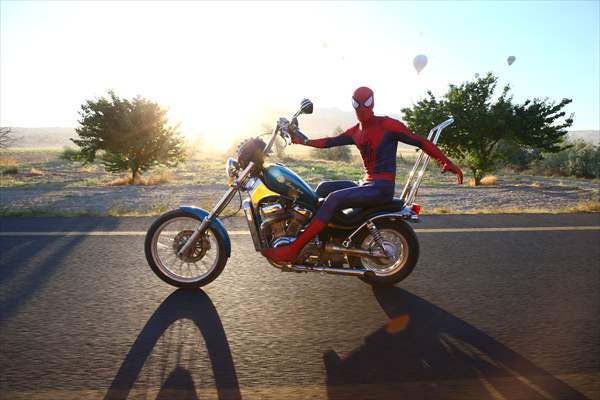 "Spider-Man" Burak Soylu in Cappadocia