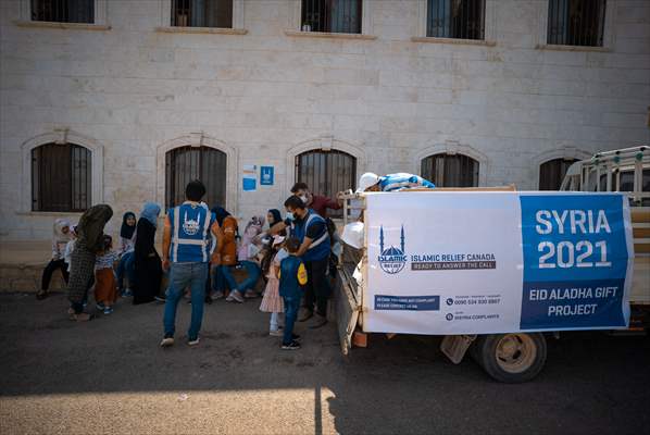 Islamic Relief Türkiye, Suriye'de 80 bin kişiye kurban eti ulaştırdı