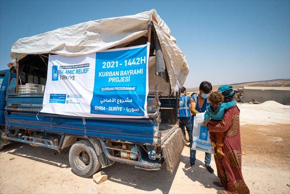 Islamic Relief Türkiye, Suriye'de 80 bin kişiye kurban eti ulaştırdı