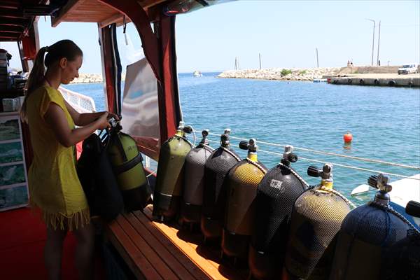 "Saros'un akvaryumu" dalış turizminin ilgi odağı oldu