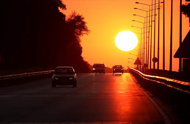 Sunset in Turkey's Samsun