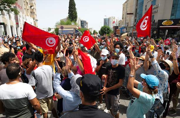 Protest in Tunisia