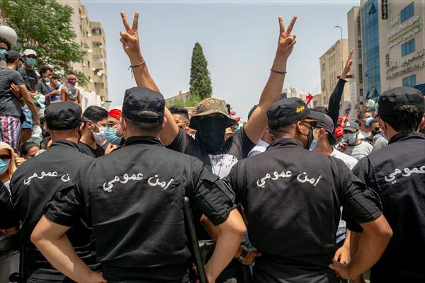 Protest in Tunisia