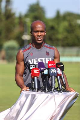 Trabzonspor'un Nijeryalı futbolcusu Nwakaeme'den yeni sezon değerlendirmesi