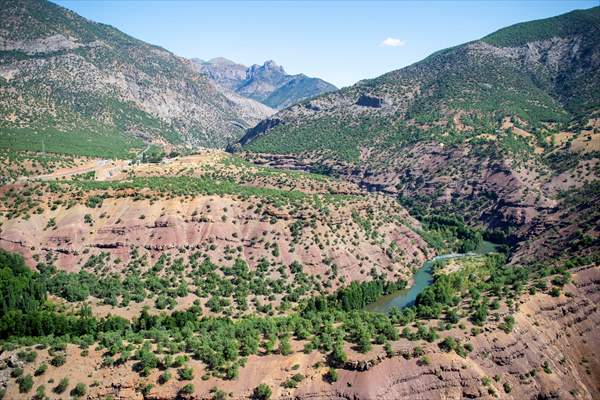 Ovacık'ın doğal güzellikleri havadan görüntülendi
