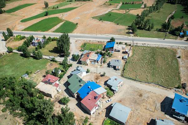 Ovacık'ın doğal güzellikleri havadan görüntülendi