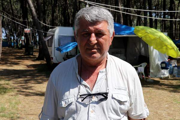 Saros'ta otel ve yazlıklara alternatif tatil: Çadır kampı