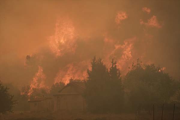 Wildfire in Greece​​​​​​​