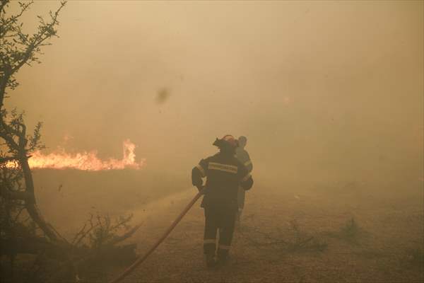 Wildfire in Greece​​​​​​​