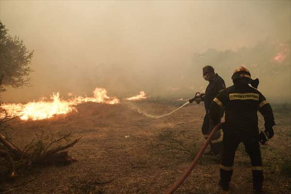 Wildfire in Greece​​​​​​​