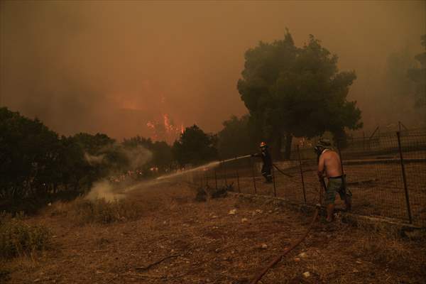 Wildfire in Greece​​​​​​​