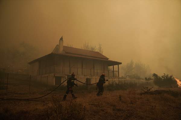 Wildfire in Greece​​​​​​​