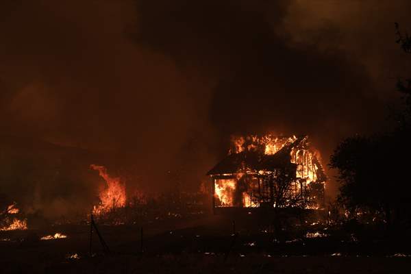 Wildfire in Greece​​​​​​​