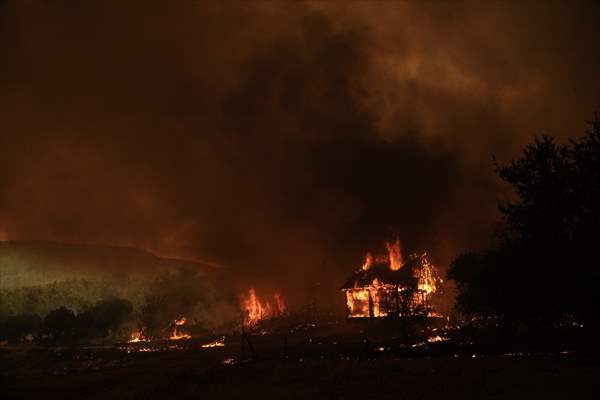 Wildfire in Greece​​​​​​​