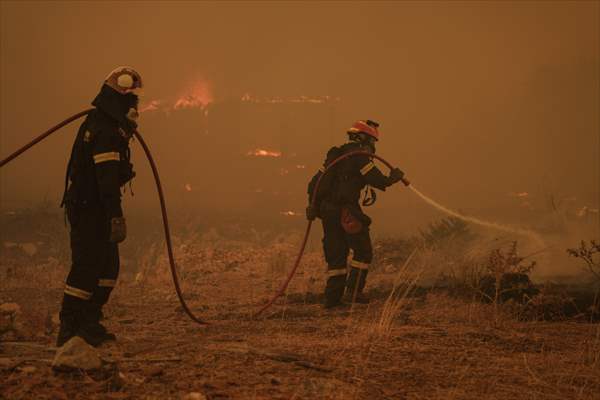 Wildfire in Greece​​​​​​​