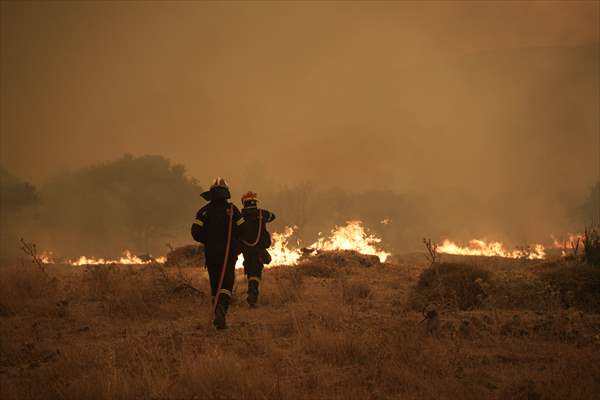 Wildfire in Greece​​​​​​​